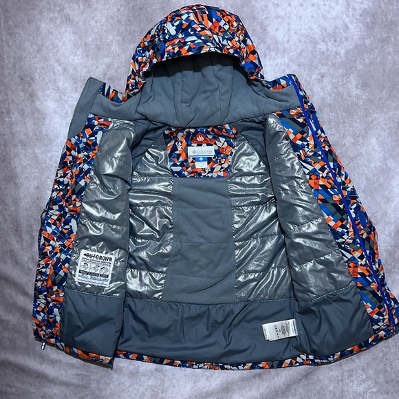 EUC Columbia Omni-Heat insulated winter jacket size Medium with Outgrow System - Picture 3 of 6